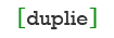 Duplie Logo